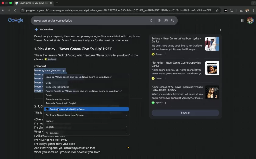 Nothing выпустила приложение Warp для обмена файлами между Android, Windows и Mac