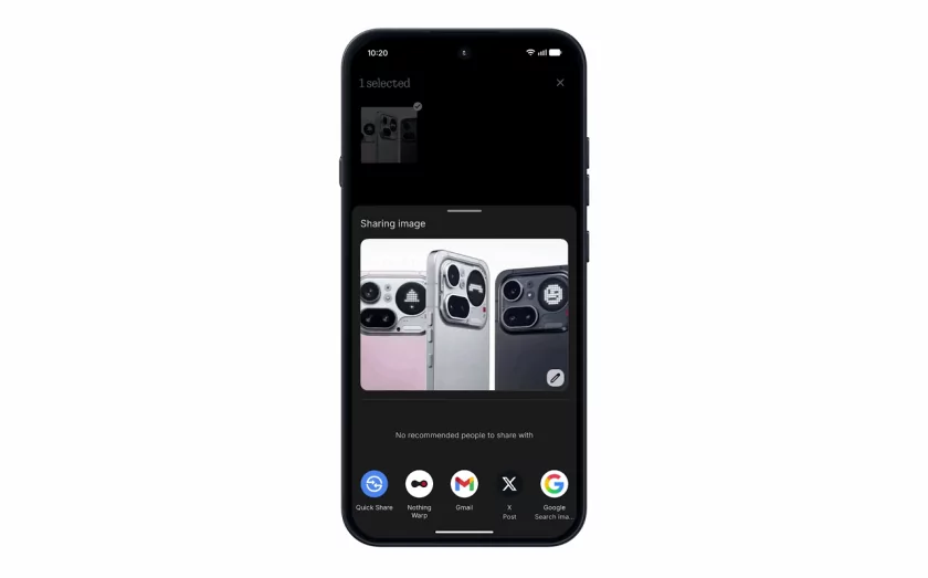 Nothing выпустила приложение Warp для обмена файлами между Android, Windows и Mac