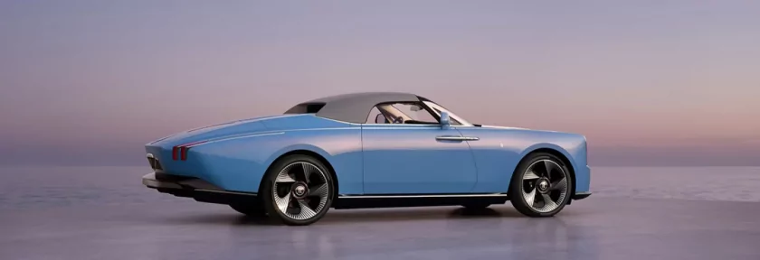 Представлен первый в истории Rolls-Royce электрический кабриолет: его длина 5,76 метра
