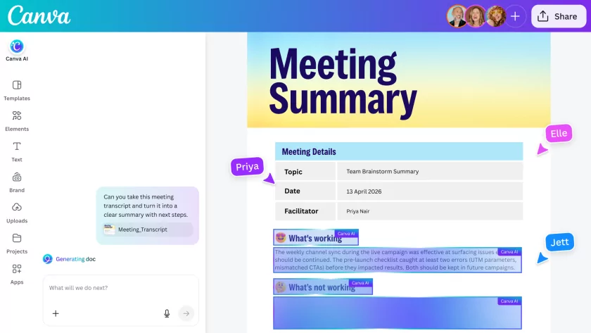 Canva AI 2.0 теперь создаёт и редактирует всё по текстовому описанию