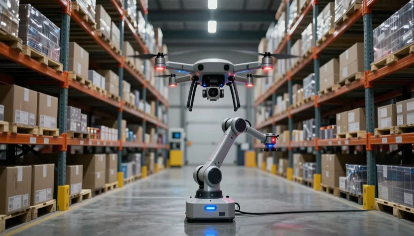 Почта будущего? В России создан роботизированный склад для доставки отправлений дронами