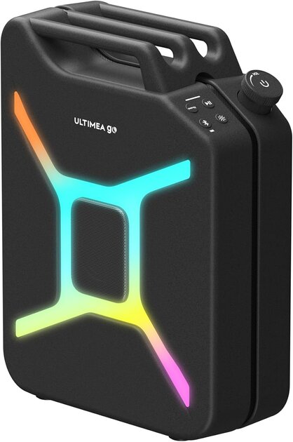 Представлена портативная колонка Ultimea Go в виде канистры