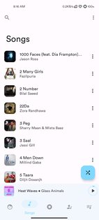 Metro Music Player 6.1.0. Скриншот 4