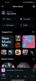 Metro Music Player 6.1.0. Скриншот 3