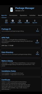 Package Manager 7.7. Скриншот 4