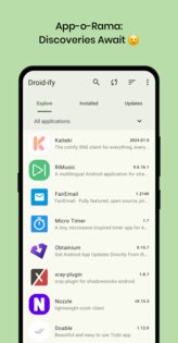 Droid-ify 0.7.1. Скриншот 1