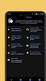 APK Explorer & Editor 0.34. Скриншот 10