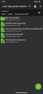 DroidFS 2.2.0. Скриншот 2