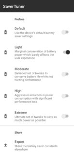 SaverTuner 1.1.6. Скриншот 1