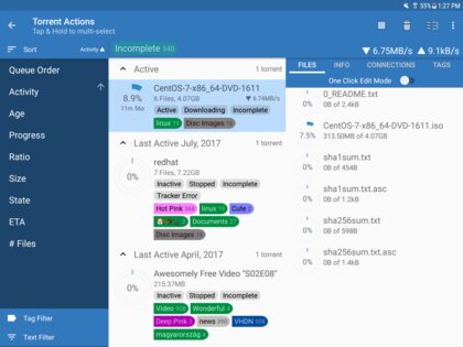 BiglyBT 1.3.4.3. Скриншот 11