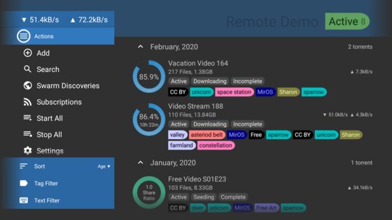 BiglyBT 1.3.4.3. Скриншот 16