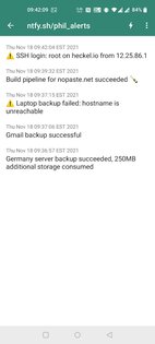 ntfy 1.24.0. Скриншот 2