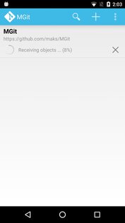 MGit 1.7.0. Скриншот 1