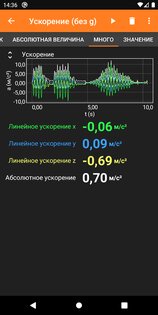 phyphox 1.2.0. Скриншот 4