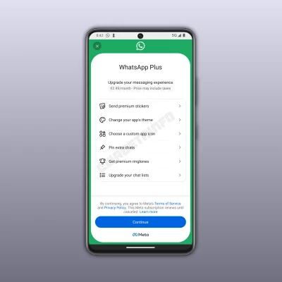 По примеру Telegram: WhatsApp* тестирует платную подписку с эксклюзивными стикерами и прочими бонусами