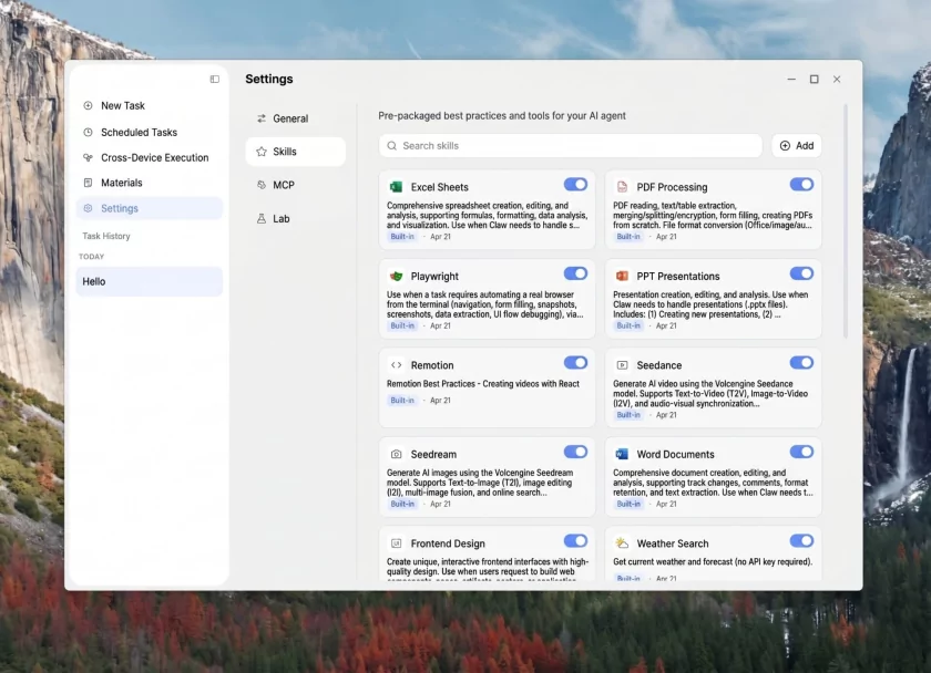 ИИ Xiaomi miclaw доступен на ПК и Mac в рамках бета-теста — выполняет задачи на системном уровне