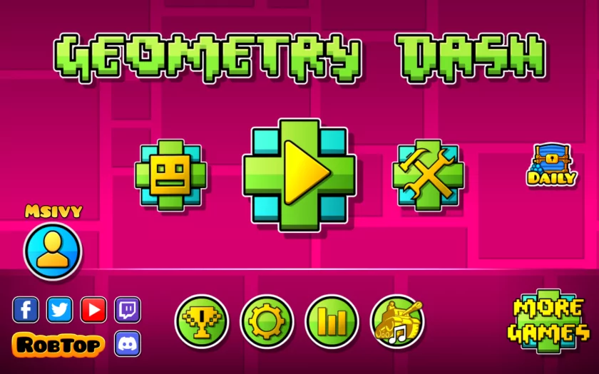 Скачал [GEOMETRY DASH] через трешБ: