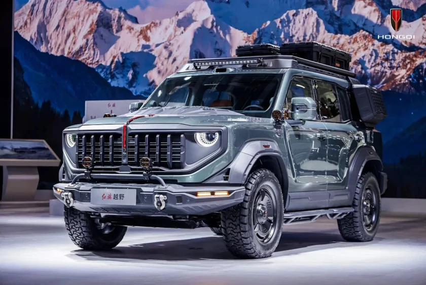 HONGQI на Пекинском автосалоне: седаны с автопилотом, люксовый рамный внедорожник и концепт будущего