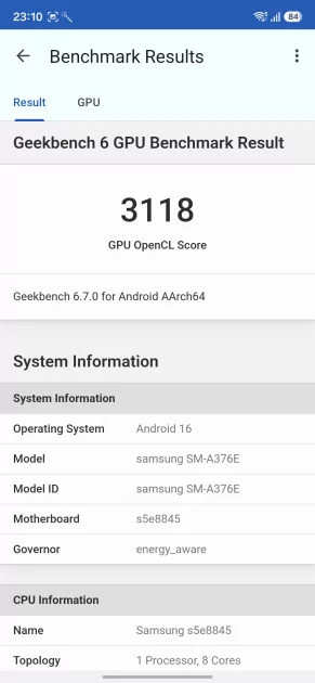Смартфон, который вы купите на 6 лет: обзор Samsung Galaxy A37 — без экспериментов, только улучшения — Чипсет. 2