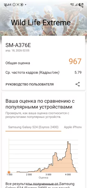 Смартфон, который вы купите на 6 лет: обзор Samsung Galaxy A37 — без экспериментов, только улучшения — Чипсет. 6