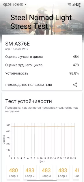 Смартфон, который вы купите на 6 лет: обзор Samsung Galaxy A37 — без экспериментов, только улучшения — Чипсет. 13