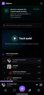 Viblium — Социальная сеть. Скриншот 1