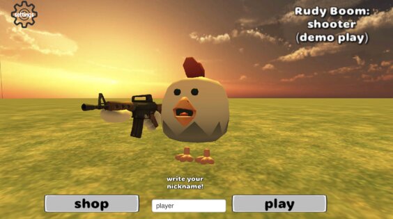 Rudy Boom (chicken gun analog). Скриншот 1