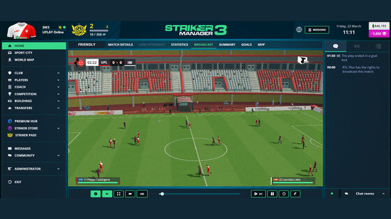 Striker Manager 3 111. Скриншот 2
