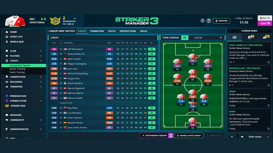 Striker Manager 3 111. Скриншот 5