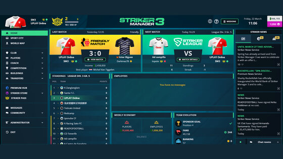 Striker Manager 3 200. Скриншот 7