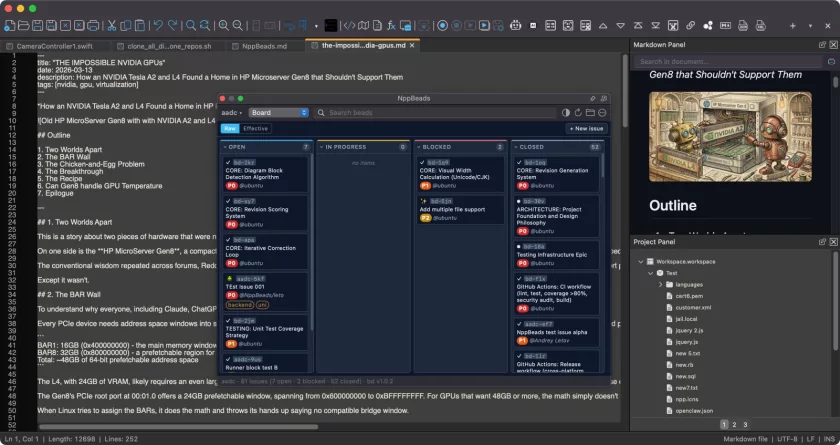 Спустя 20 лет популярный редактор Notepad++ вышел и на macOS
