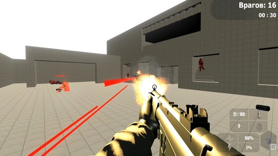 SuperHot – Стрелялка про время!. Скриншот 2