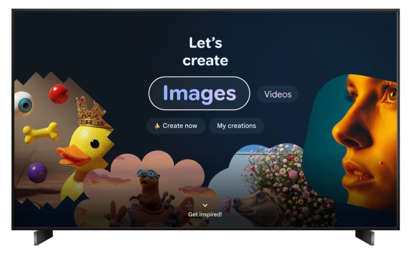 Google TV получил крупное обновление: вертикальные ролики, генерация изображений и Google Photos