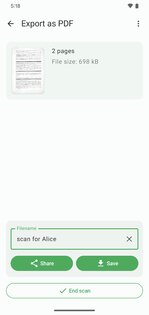 FairScan 1.19.0. Скриншот 3