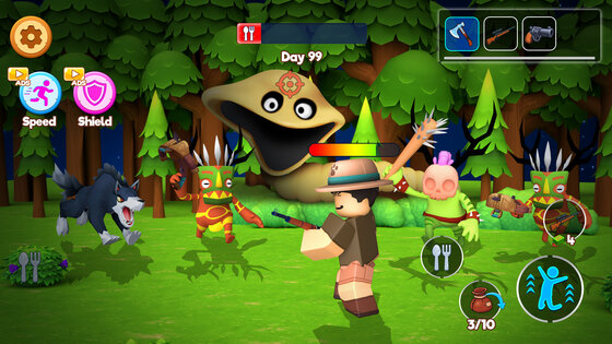 Night in Survive Dark Forest 1.0.2. Скриншот 11