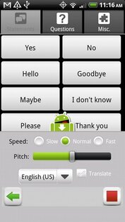 Talk-a-Droid 4.0.6. Скриншот 2