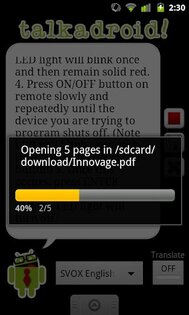 Talk-a-Droid 4.0.6. Скриншот 6