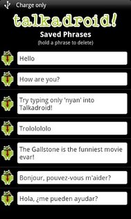 Talk-a-Droid 4.0.6. Скриншот 5