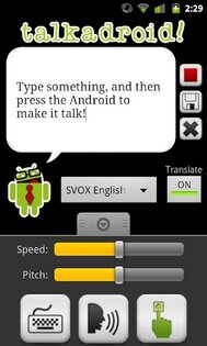 Talk-a-Droid 4.0.6. Скриншот 3