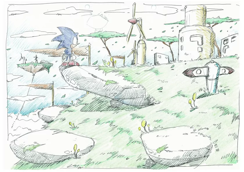 Sega опубликовала ранее неизвестные концепт-арты игры Sonic Adventure