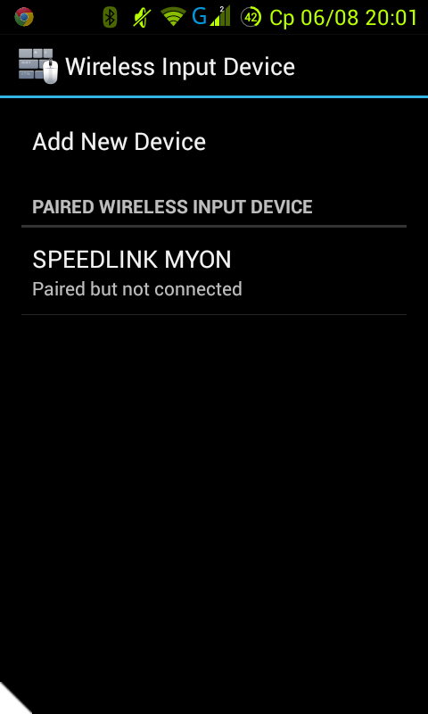 SPEEDLINK геймпад не подключается по БТ. Скриншот 1