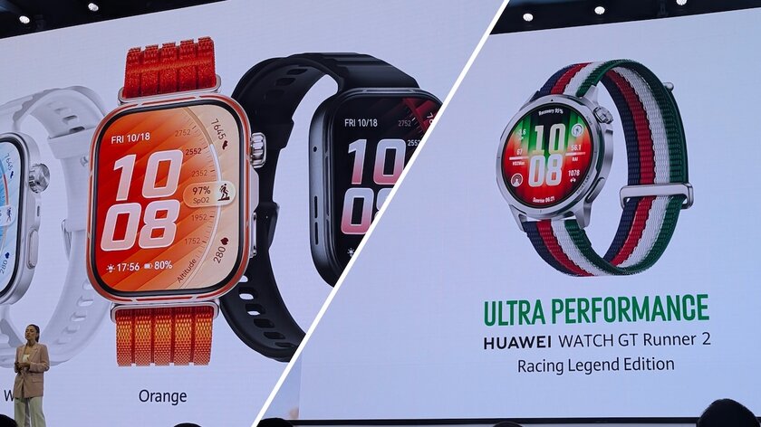 Huawei представила умные часы WATCH FIT 5 и GT Runner 2 Racing Legend Edition