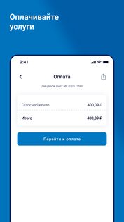 Оплата за газ 1.3.3. Скриншот 5