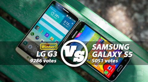 LG G3 пользуется большей популярностью, нежели SGS 5