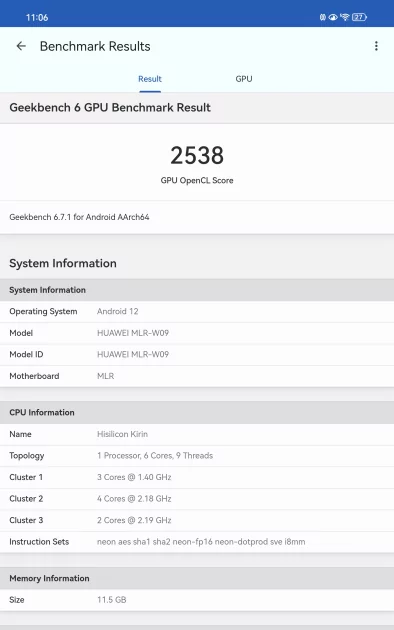 Планшет весом с телефон. Обзор HUAWEI MatePad Mini — настоящего флагмана в карманном формате — Чипсет. 6