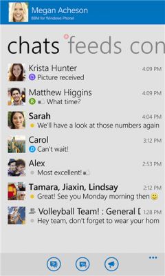 BlackBerry Messenger для Windows Phone получил статус публичной бета-версии