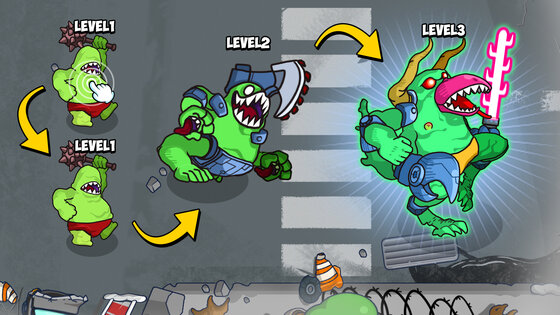 Merge Fight: Grim & Zombie War 1.8.0. Скриншот 15
