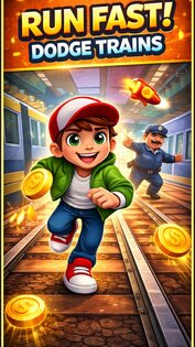 Train Subway Endless Runner 3D 2.6. Скриншот 4