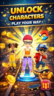 Train Subway Endless Runner 3D 2.6. Скриншот 12
