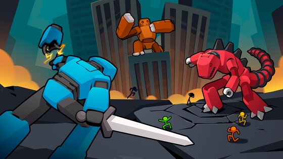 MechaStick Fighter 1.0. Скриншот 33